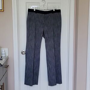 LOFT Dress Pants with Unique Black Trim Edge Size 12